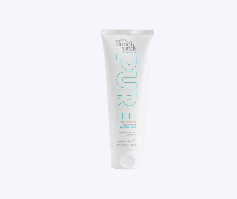 Bondi Sands PURE Self Tanning Sleep Mask Hyaluronic Acid Vitamin C 75ml