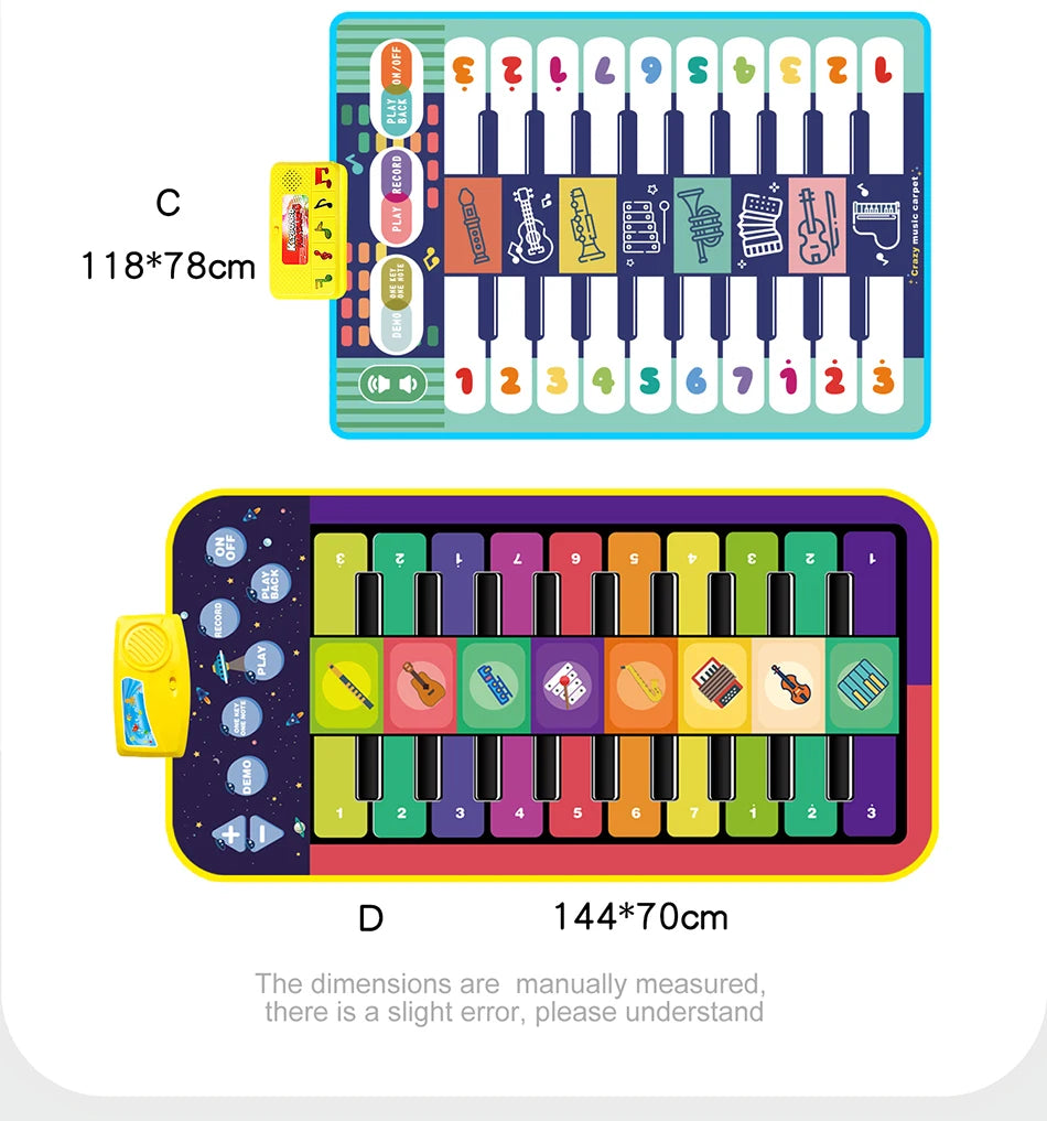 Big Fun for Little Feet – 20-Key Dance & Play Piano Mat ATTENTION delivery 7-10 working days