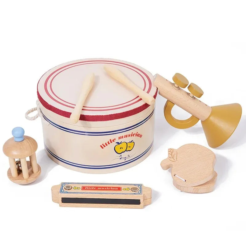 Montessori Baby Drum & Xylophone – Wooden Musical Instruments for Toddlers ATTENTION delivery 7-10 working days