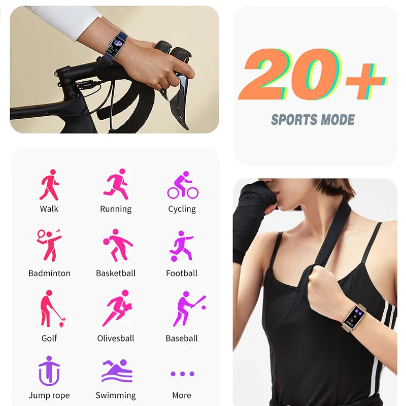 Ladies Smart Watch Women Touch Screen Bluetooth Call Ip67 Waterproof Sports. ATTENTION delivery 7-10 days