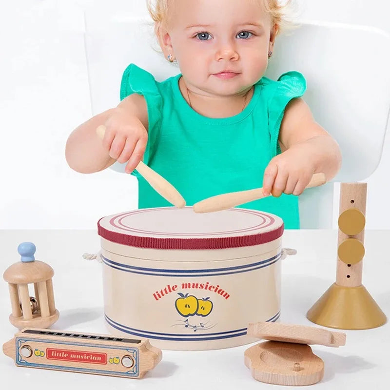 Montessori Baby Drum & Xylophone – Wooden Musical Instruments for Toddlers ATTENTION delivery 7-10 working days