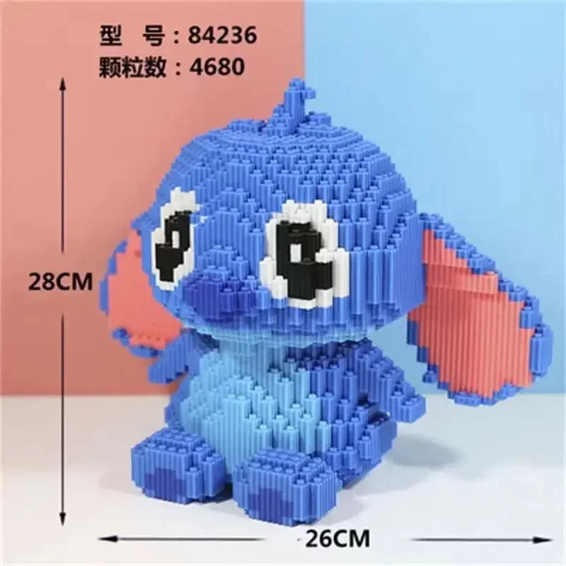 Large 3D Stitch Building Toy – 28-30cm DIY Puzzle for Kids. ATTENTION delivery 7-10 days