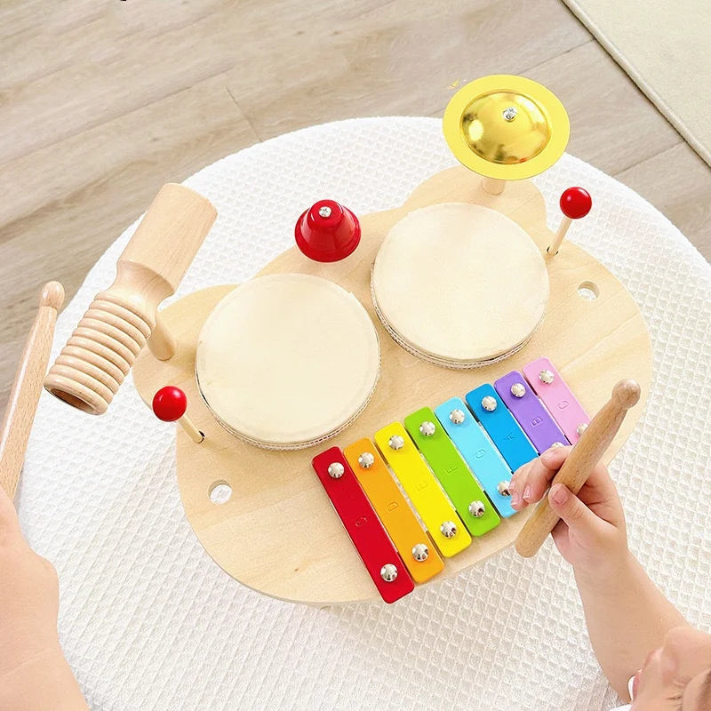 Montessori Baby Drum & Xylophone – Wooden Musical Instruments for Toddlers ATTENTION delivery 7-10 working days