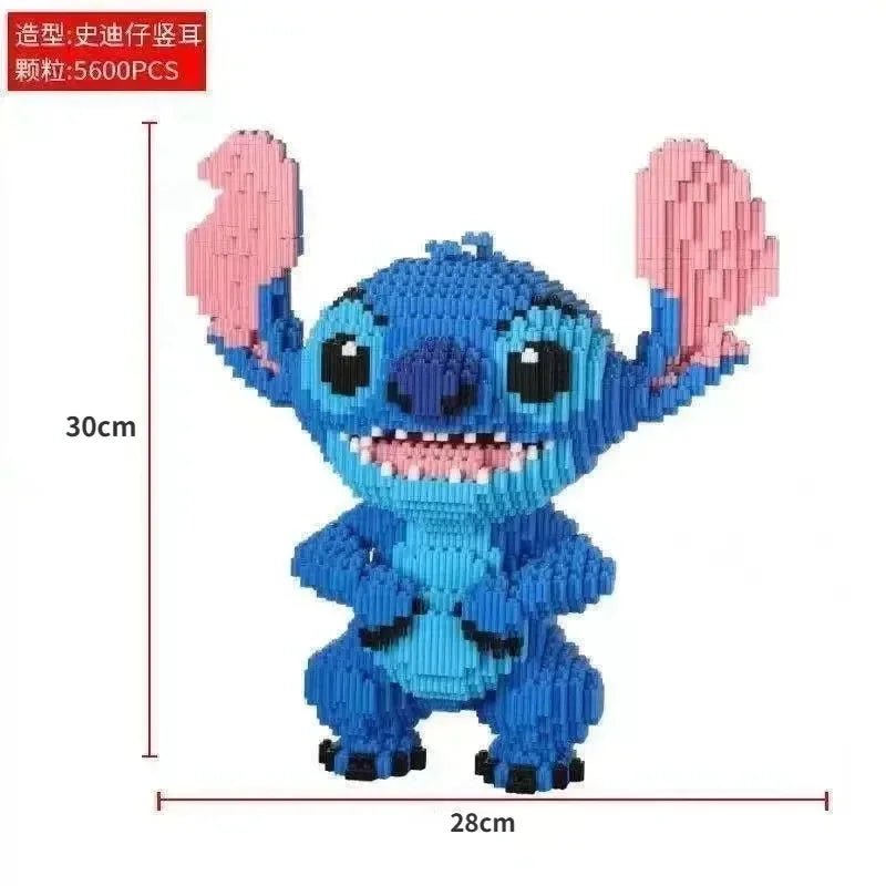Large 3D Stitch Building Toy – 28-30cm DIY Puzzle for Kids. ATTENTION delivery 7-10 days
