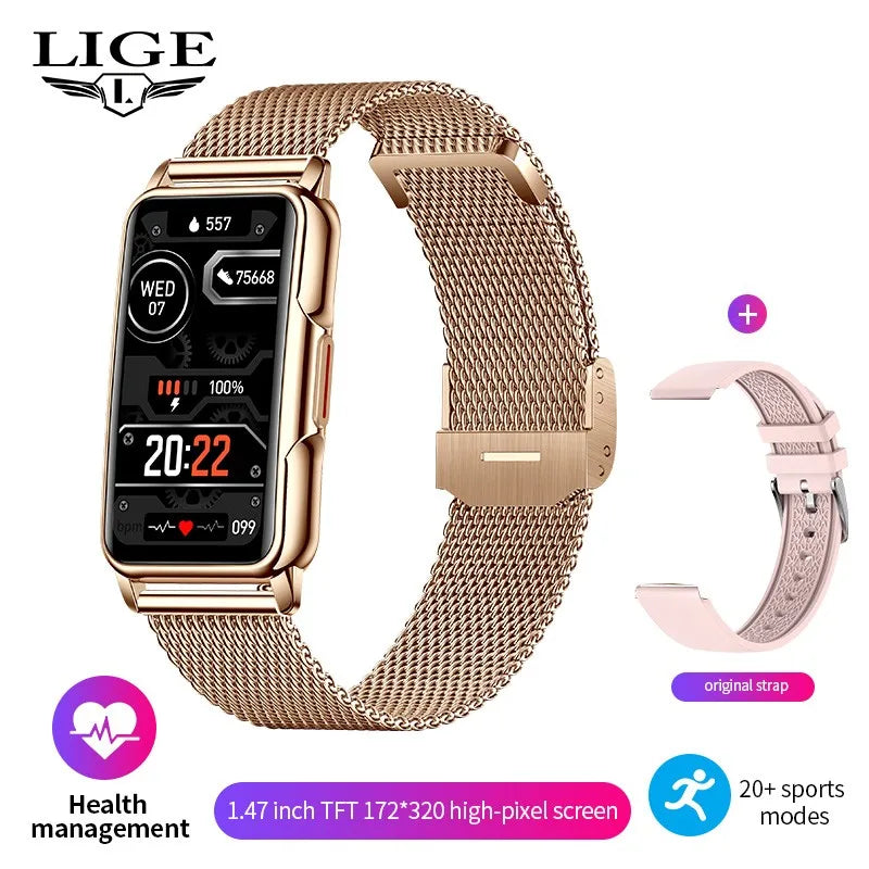 Ladies Smart Watch Women Touch Screen Bluetooth Call Ip67 Waterproof Sports. ATTENTION delivery 7-10 days
