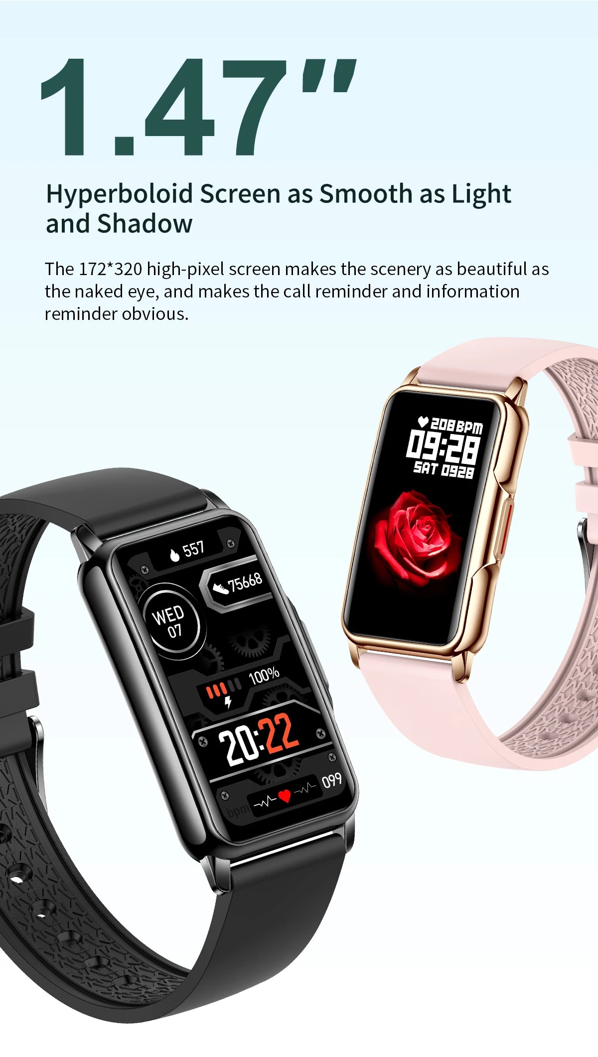 Ladies Smart Watch Women Touch Screen Bluetooth Call Ip67 Waterproof Sports. ATTENTION delivery 7-10 days