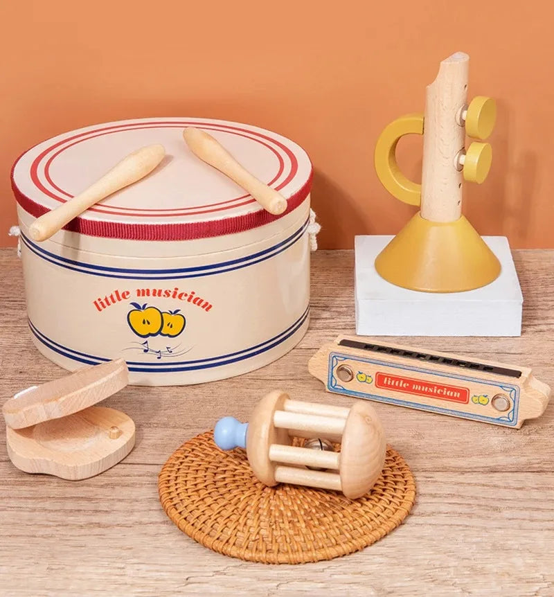 Montessori Baby Drum & Xylophone – Wooden Musical Instruments for Toddlers ATTENTION delivery 7-10 working days
