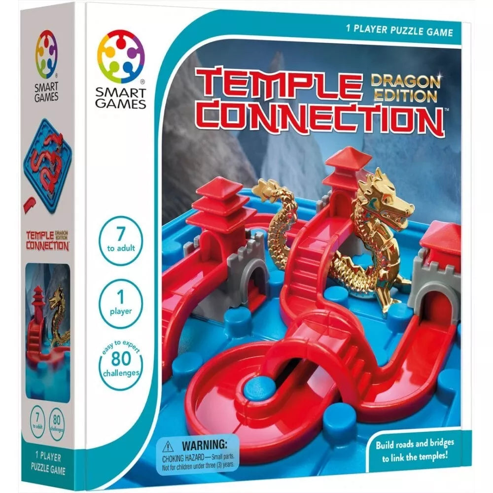 Smart Games Temple Connection Dragon Edition STEM Game Puzzles Age 7+