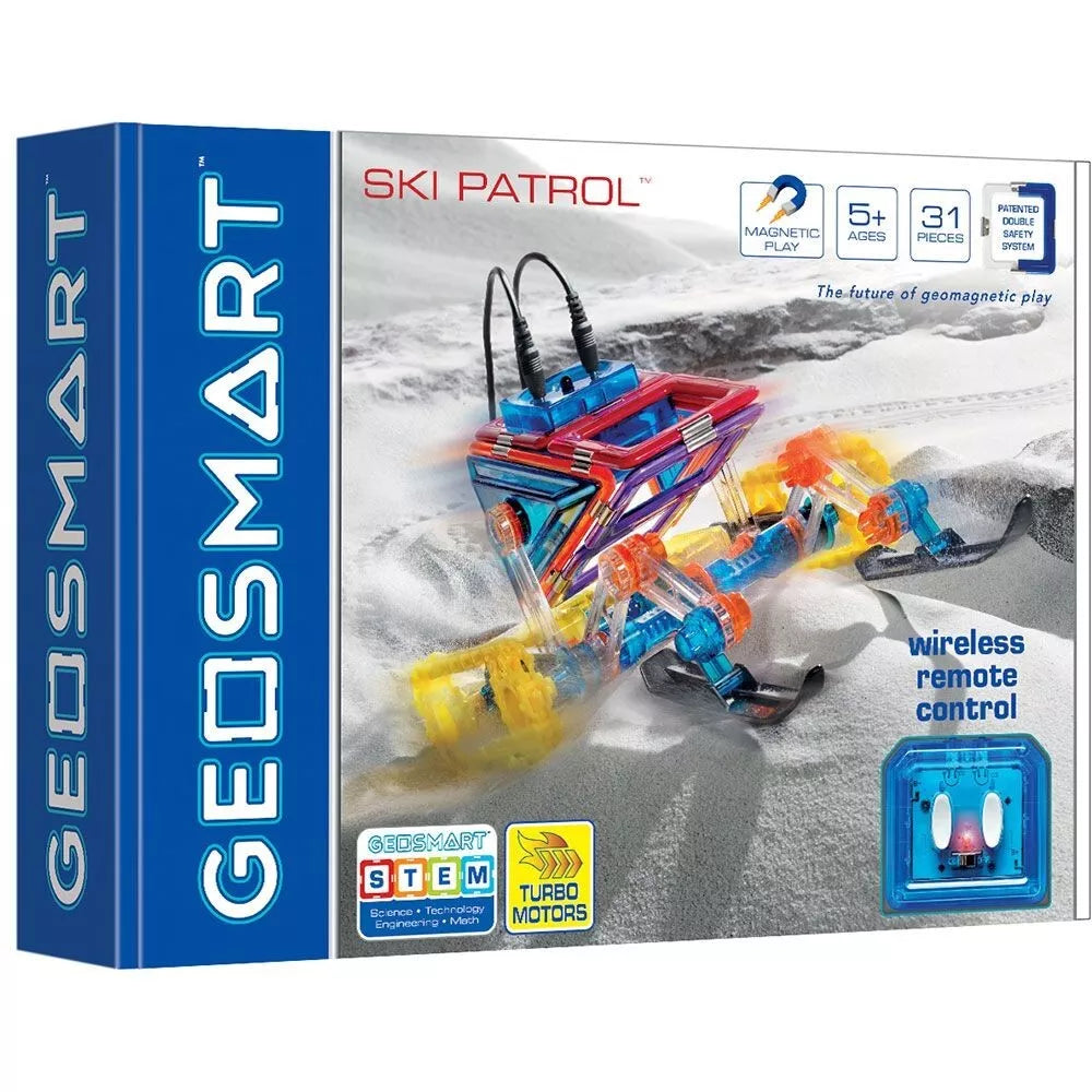 GeoSmart - Ski Patrol Magnetic Construction Set 31 Pieces Ages 5+ Years