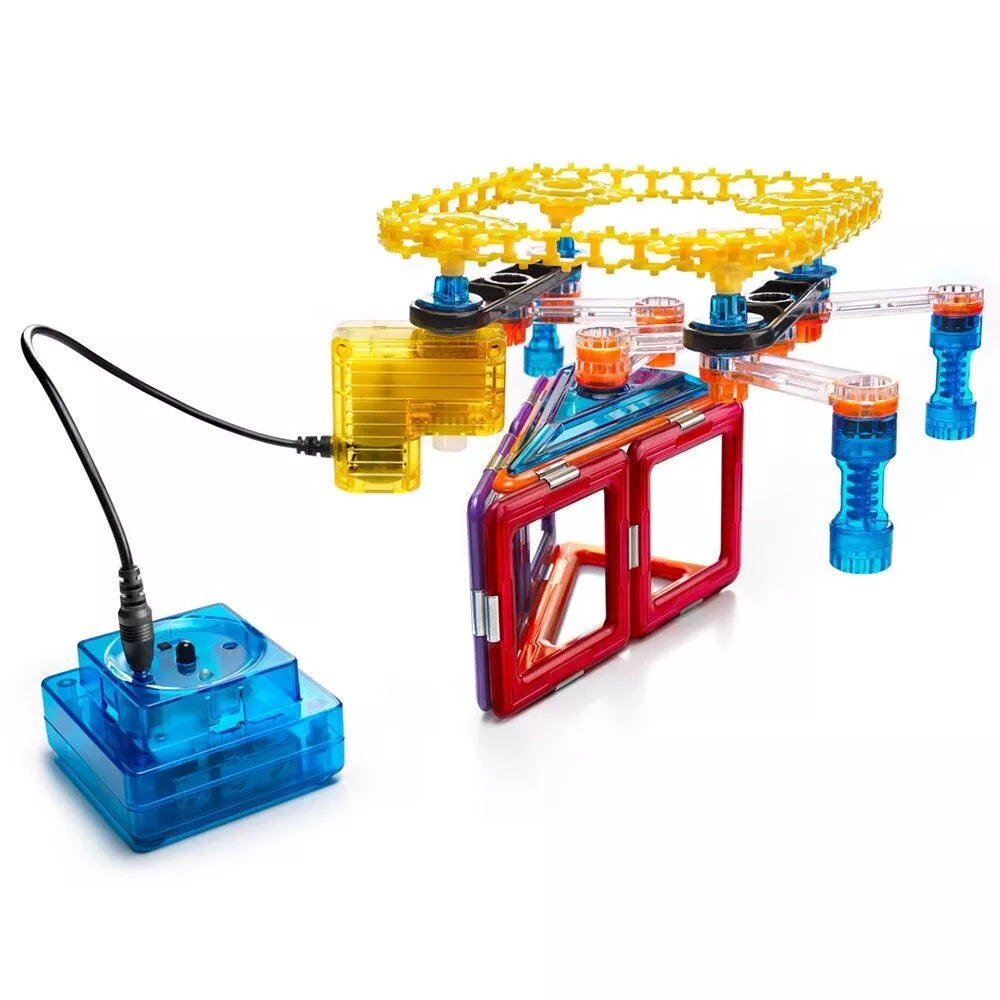 GeoSmart - Ski Patrol Magnetic Construction Set 31 Pieces Ages 5+ Years