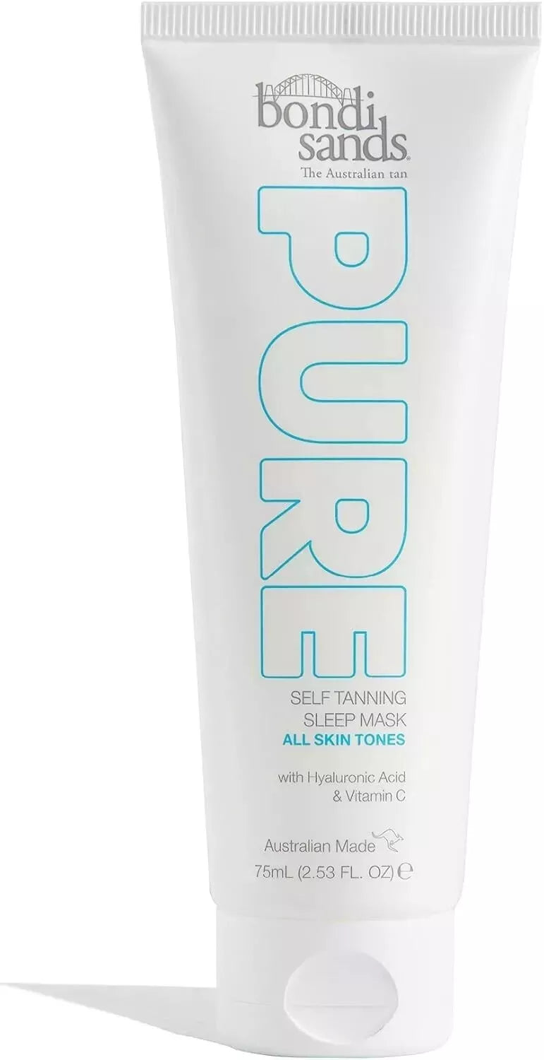 Bondi Sands PURE Self Tanning Sleep Mask Hyaluronic Acid Vitamin C 75ml