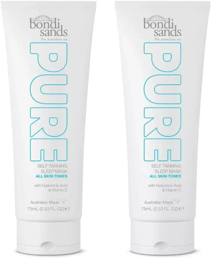 Bondi Sands PURE Self Tanning Sleep Mask Hyaluronic Acid Vitamin C 75ml