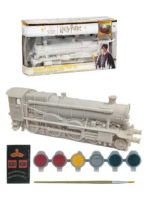 Harry Potter Hogwarts Express Model Paint Set, 6 Paints, Paintbrush