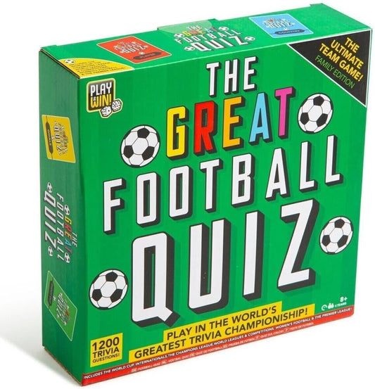 The Great Football Quiz Trivia Ultimate Team Family Game Play Win Party
