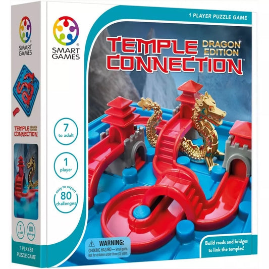 Smart Games Temple Connection Dragon Edition STEM Game Puzzles Age 7+