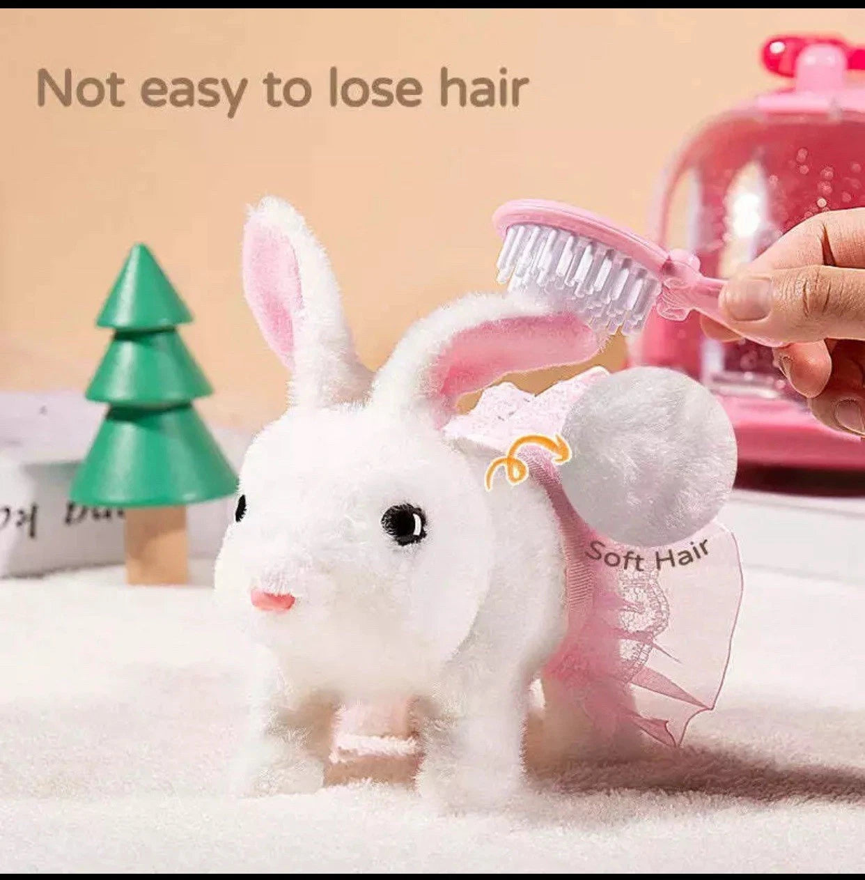 Easter Bunny Easter Gift For Kids Children Electronic Toy Pet With Walking Sound