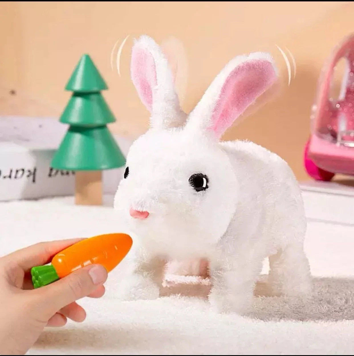 Easter Bunny Easter Gift For Kids Children Electronic Toy Pet With Walking Sound